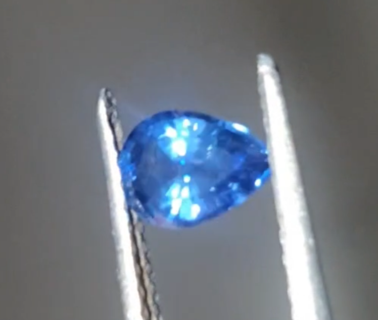Premium natural Blue Sapphire from Sri Lanka with rich royal blue color and excellent clarity